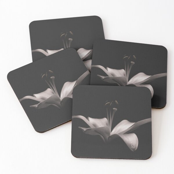 Item preview, Lily on black background designed and sold by Lisa Thomas.