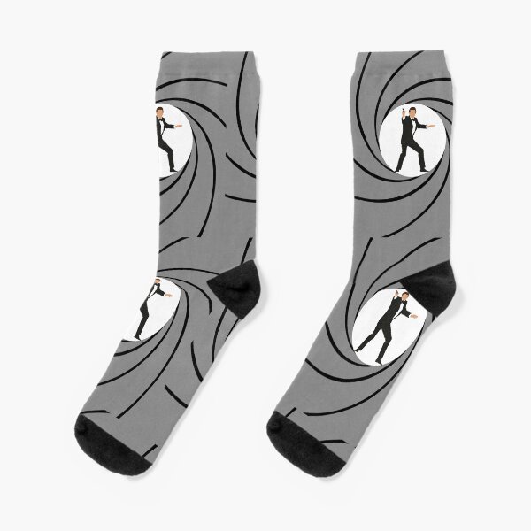 Pistolenlauf Pose Socken