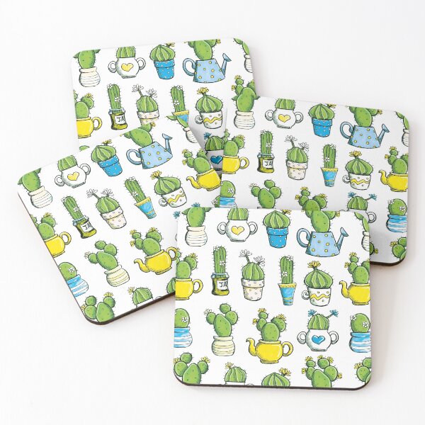 Item preview, Cute Cacti in Jars, Cups & Pots  designed and sold by LisaMarieArt & Illustration.
