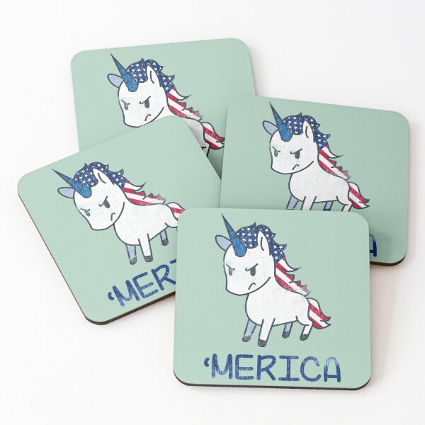 Artikelvorschau, Americorn Lustiges Einhorn Amerika oder Merica entworfen und verkauft von Studio520.
