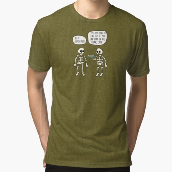 Is it gluten free? Tri-blend T-Shirt