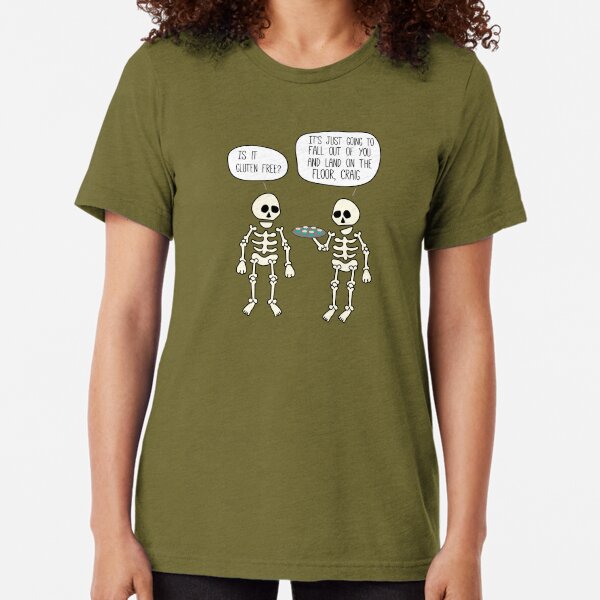 Is it gluten free? Tri-blend T-Shirt