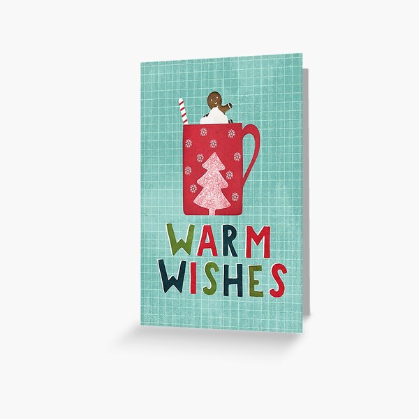 Warm Christmas Wishes Greeting Card