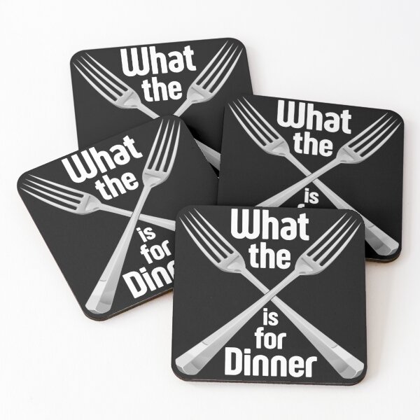 Item preview, What The Fork Is For Dinner - Funny Kitchen Saying designed and sold by Sonatablue.