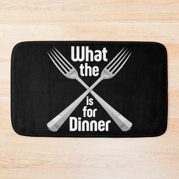 Item preview, What The Fork Is For Dinner - Funny Kitchen Saying designed and sold by Sonatablue.