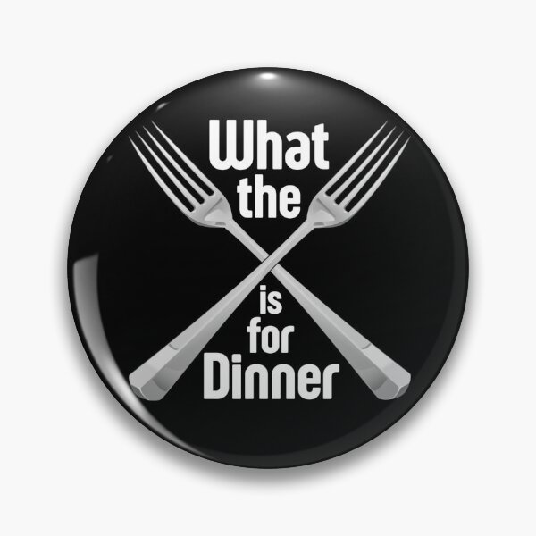 Item preview, What The Fork Is For Dinner - Funny Kitchen Saying designed and sold by Sonatablue.