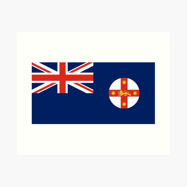 Flag of New South Wales Art Print
