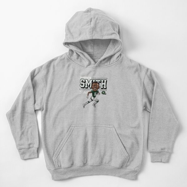 NFL Team Apparel Youth Philadelphia Eagles Prime Logo Grey Hoodie