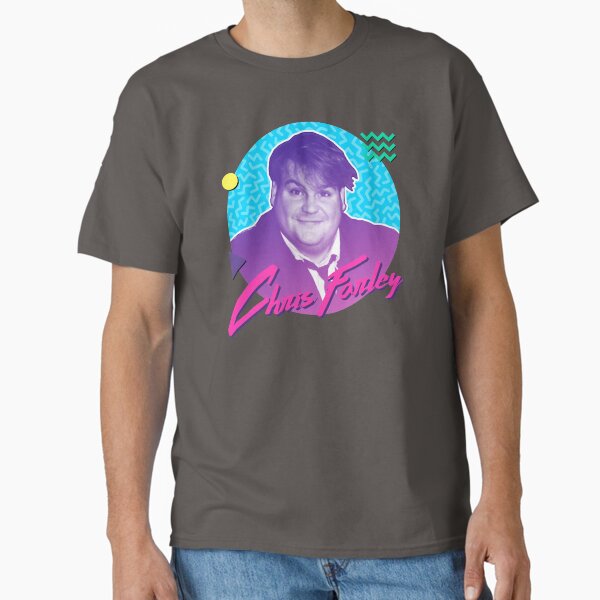 Aperçu de l'œuvre Graphique nostalgique des années 90 de Chris Farley créée et vendue par Luhmdesign.