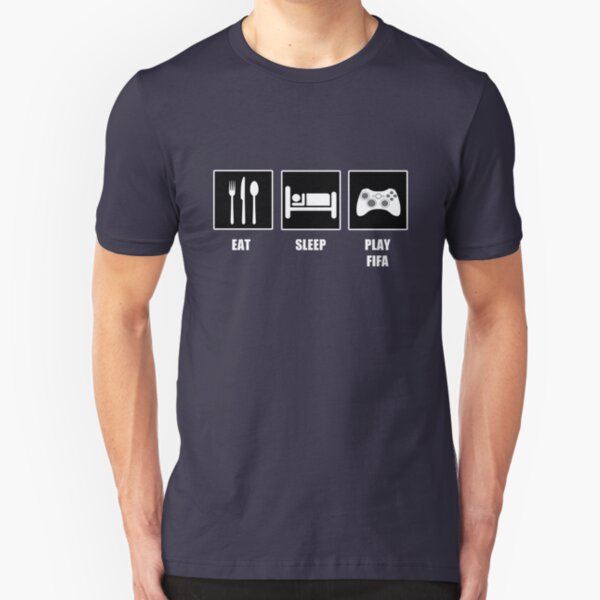 EAT SLEEP PLAY FIFA Slim Fit T-Shirt