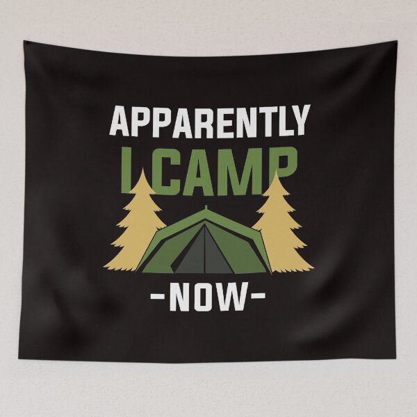 Item preview, Funny Camping Camper Camp RV Vacation Outdoor Nature Woods designed and sold by MagicSD Designs.