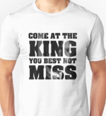 Omar Little - The Wire - Come at the king Slim Fit T-Shirt