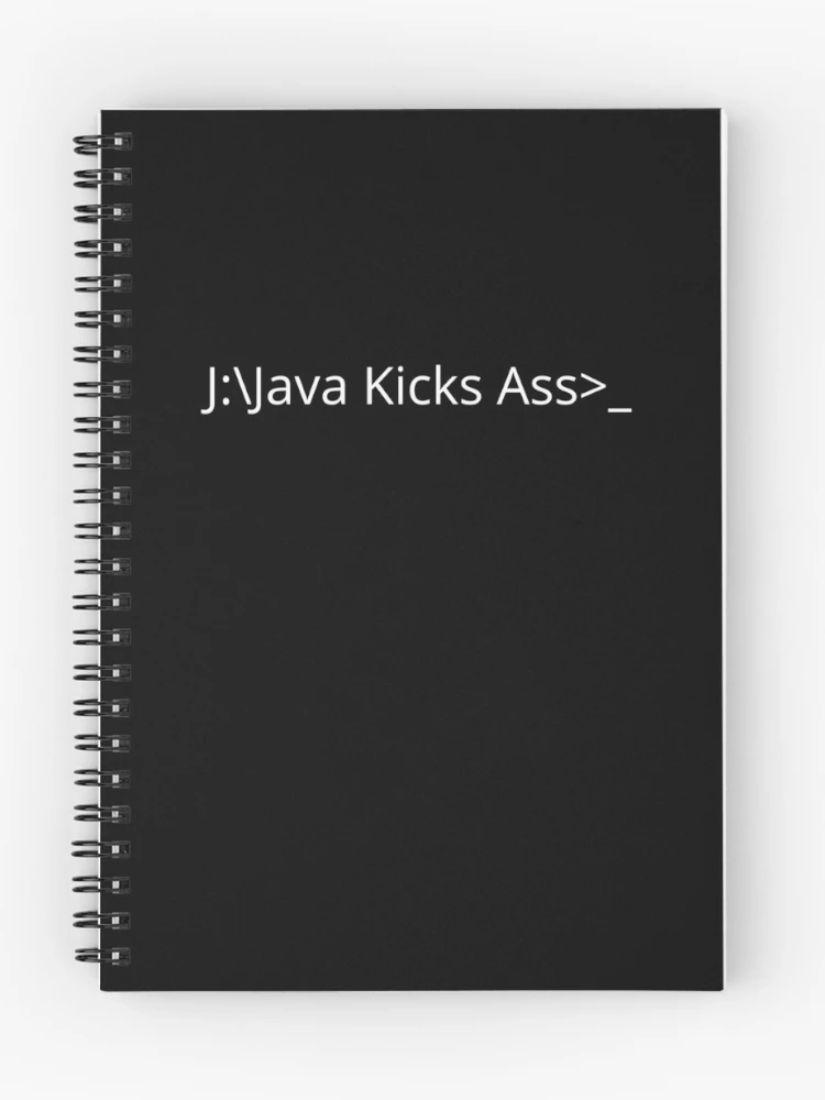 Thumbnail 1 of 3, Journal, Computer Geek Java Kicks Ass designed and sold by ComputerGeeksTs.