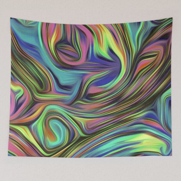 Item preview, Psychedelic Abstract Waves designed and sold by Ksaavet.