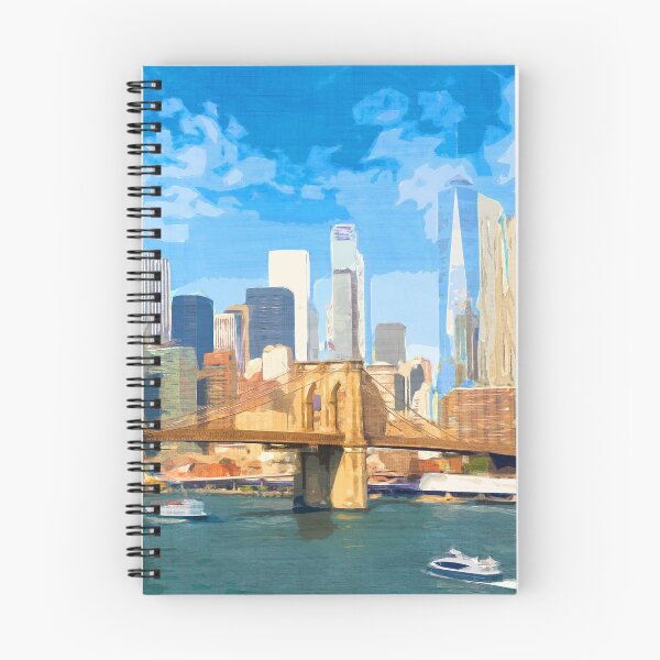 Item preview, New York Brooklyn Bridge, Skyline Art designed and sold by RossWilson12.