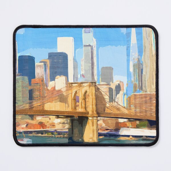 Item preview, New York Brooklyn Bridge, Skyline Art designed and sold by RossWilson12.