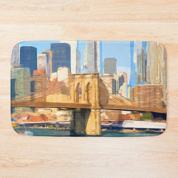 Item preview, New York Brooklyn Bridge, Skyline Art designed and sold by RossWilson12.