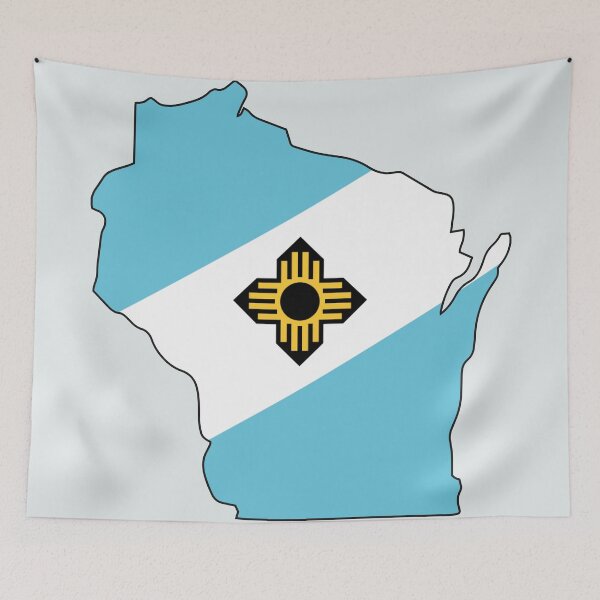 Item preview, Flags of the States - Madison designed and sold by MrMcGrath.