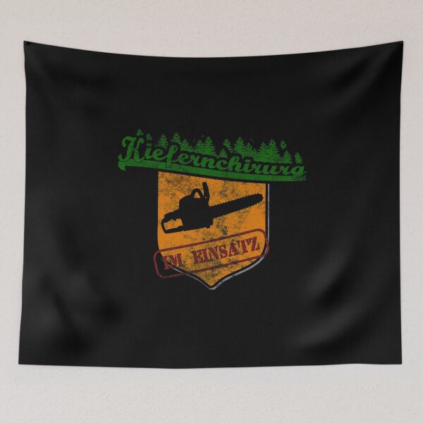 Item preview, Lumberjack Chainsaw Forest designed and sold by titanosdesign.