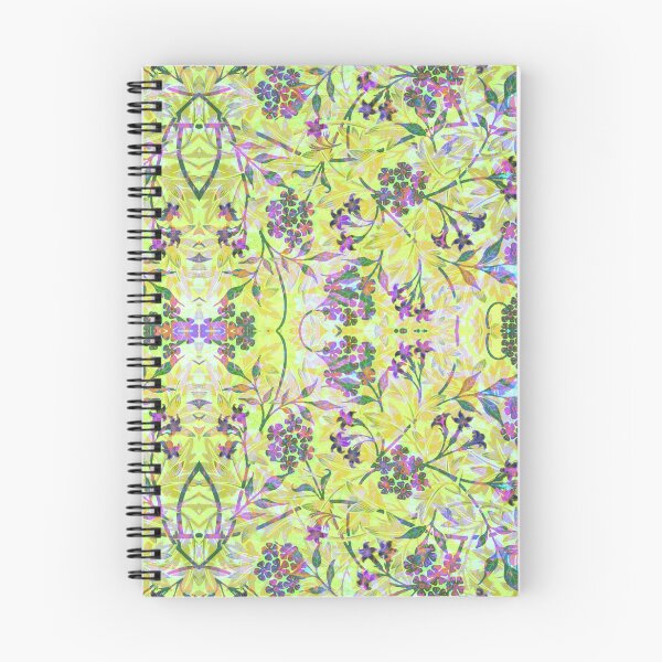 Item preview, Jasmine by William Morris - Faded Yellow Green Purple Floral Vintage Pattern Variation designed and sold by PatternPerfect.