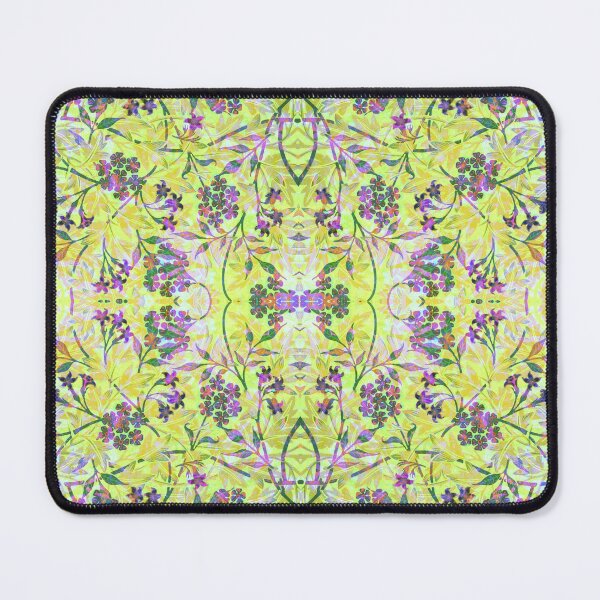 Item preview, Jasmine by William Morris - Faded Yellow Green Purple Floral Vintage Pattern Variation designed and sold by PatternPerfect.