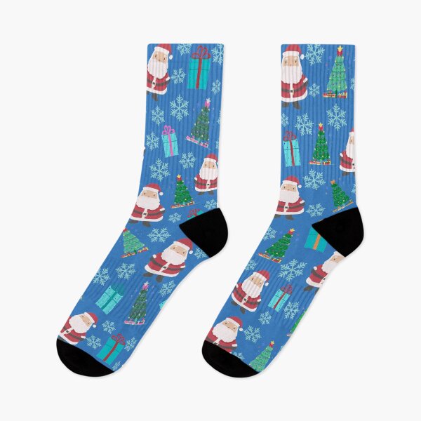 Item preview, Santa Claus Christmas Tree and Presents Merry Christmas kids christmas t-shirts christmas cards designed and sold by Orchyd.