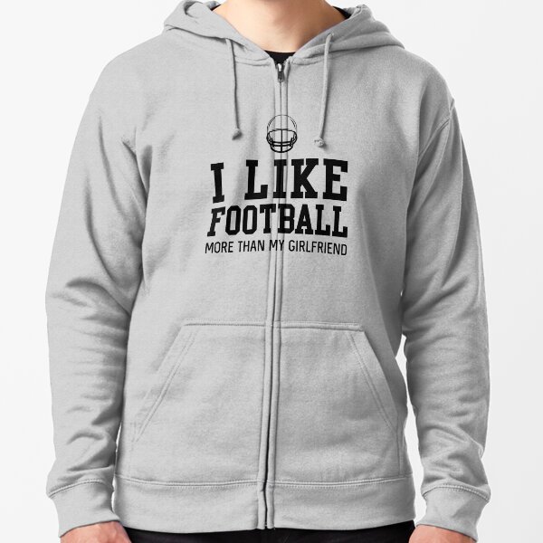 Football on sale girlfriend hoodie