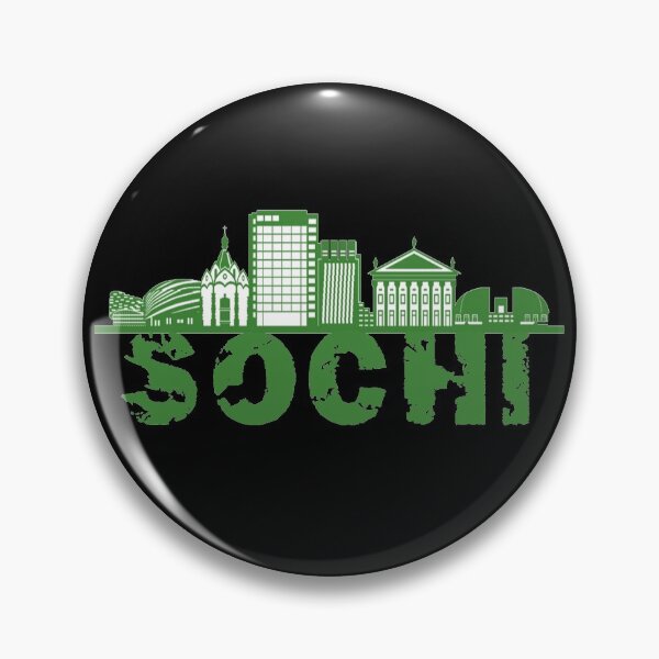Item preview, Sochi Skyline Fan Vacation Travel Motif designed and sold by Merchandiser099.