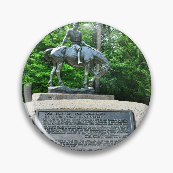 Item preview, The Boy Of The Waxhaws At Andrew Jackson State Park South Carolina Vertical designed and sold by LisaWootenPhoto.