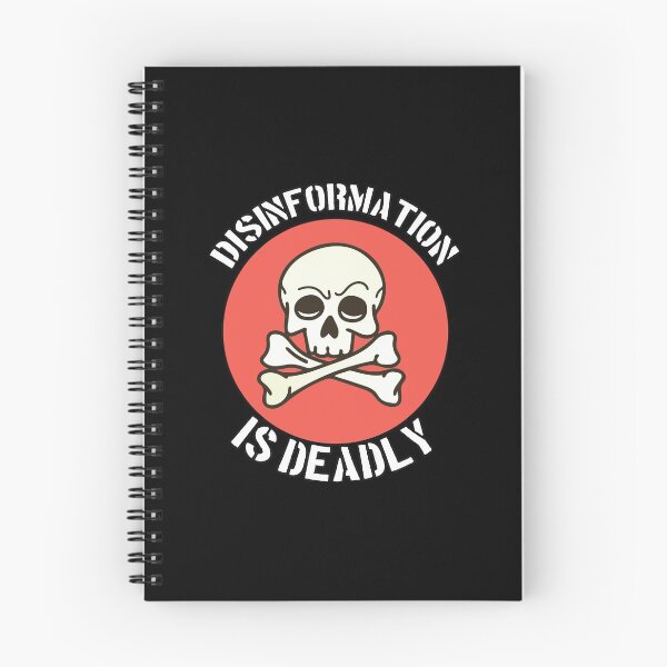 Item preview, Disinformation is Deadly Skull and Crossbones designed and sold by funnytshirtemp.