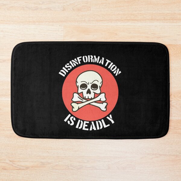 Item preview, Disinformation is Deadly Skull and Crossbones designed and sold by funnytshirtemp.