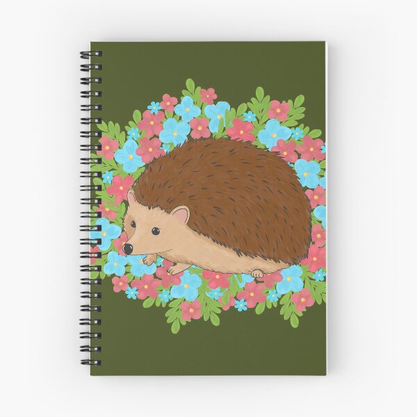 Artikelvorschau, Winziger Igel im Blumenfeld - Grün entworfen und verkauft von Kraina.