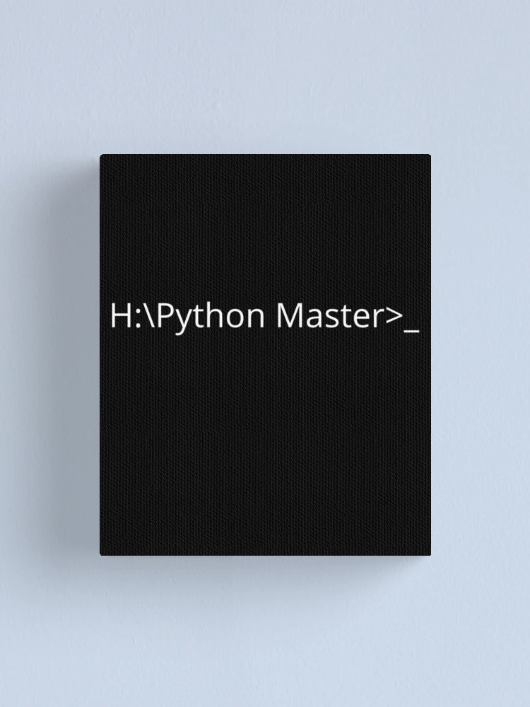 Thumbnail 1 of 3, Canvas Print, Computer Geek Python Master designed and sold by ComputerGeeksTs.