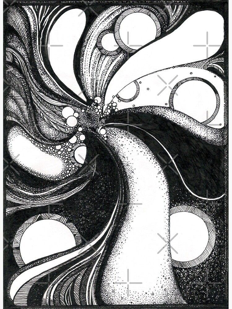Whirl, Ink Drawing by djsmith70