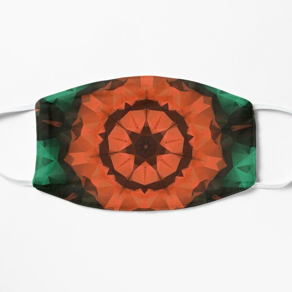 Kaleidoscopic polygonal pattern. Abstract background Flat Mask