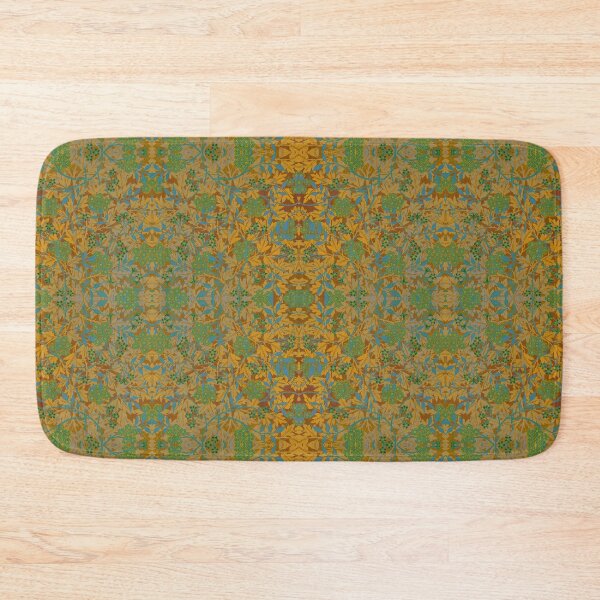 Item preview, Jasmine by William Morris - Faded Gold Orange Green Brown Blue Floral Vintage Pattern Variation designed and sold by PatternPerfect.