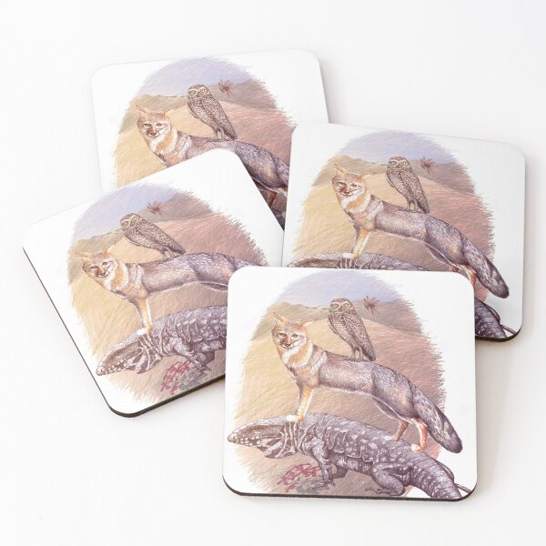 Item preview, fox, lizard, owl, saws, flower designed and sold by maicagonzalez.