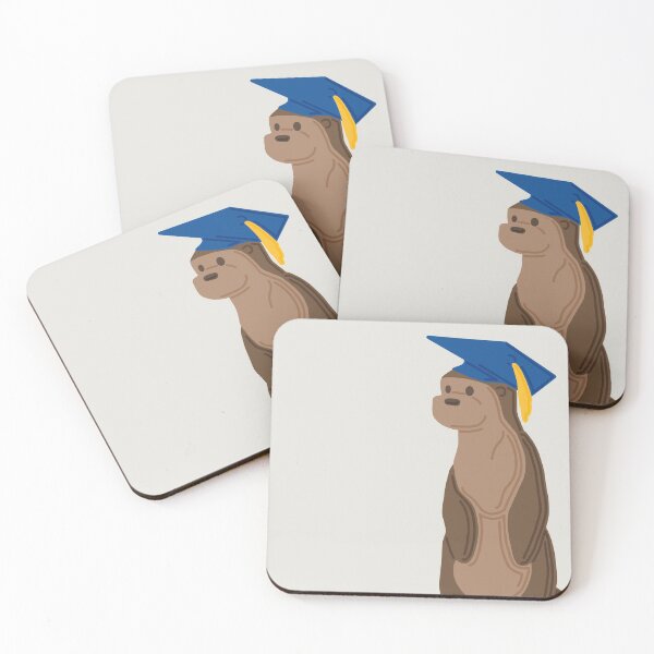 Item preview, Graduating Otter designed and sold by ToonyPineapple.