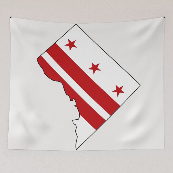 Item preview, Flags of the States - Washington DC designed and sold by MrMcGrath.