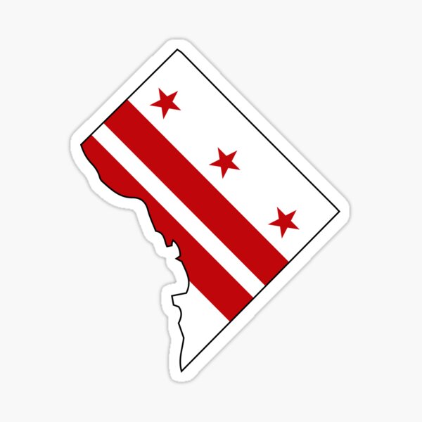 Item preview, Flags of the States - Washington DC designed and sold by MrMcGrath.