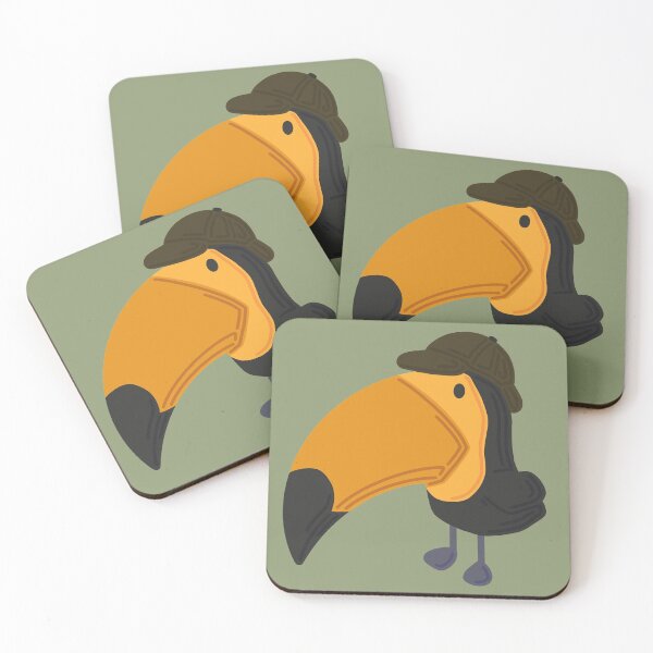Item preview, Detective Toucan designed and sold by ToonyPineapple.