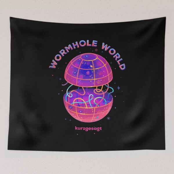 Item preview, Kurzgesagt - 80s Wormhole designed and sold by o0Nomad0o.