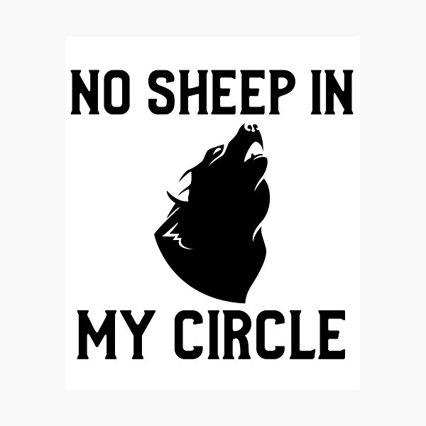 Item preview, No Sheep in my circle designed and sold by Sod0ku.