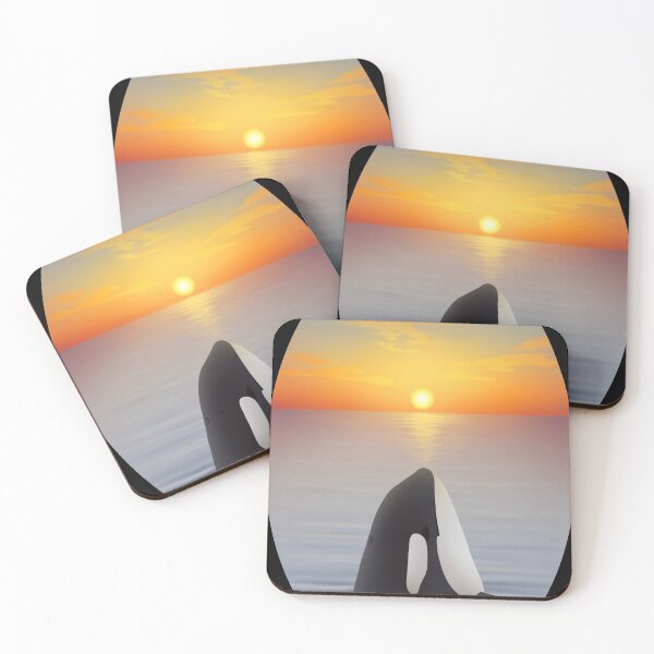 Item preview, Orca Whale Spyhop at Sunset designed and sold by DahlisCrafter.