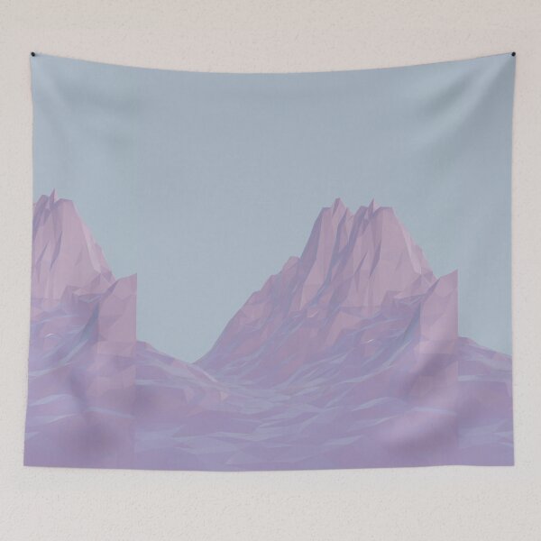 Item preview, Geometric Mountains Line Art Sun Moon designed and sold by Water Flick.
