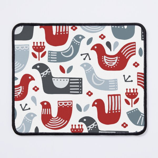 Item preview, Swedish nordic scandinavic birds pattern designed and sold by PG Illustration.