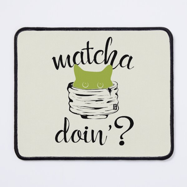 Item preview, Matcha doin'? Asks the hidden cat designed and sold by geep44.
