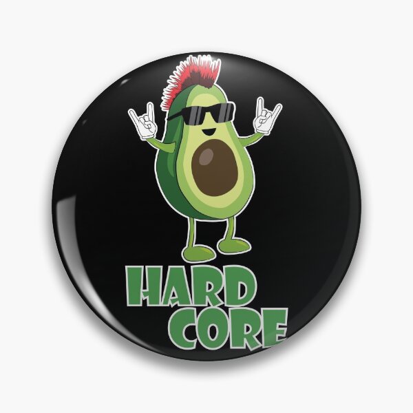 Item preview, Hard Core Avocado Funny designed and sold by TheInkElephant.