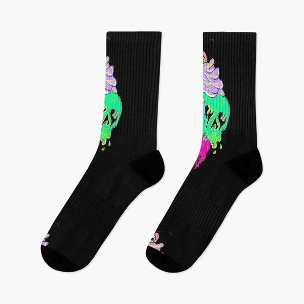 Item preview, Melting Neon Skull ice creems designed and sold by DemonicGloom.