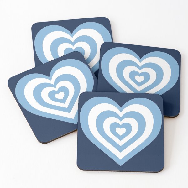 Item preview, Blue and White - Powerpuff Girls Retro Heart designed and sold by Liyanna Baloca.